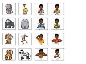 sign language zoo animals - Mariann Quinlan