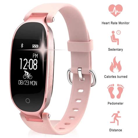 Fitness Tracker for Women Heart Rate Monitors Step Counter Activity ...