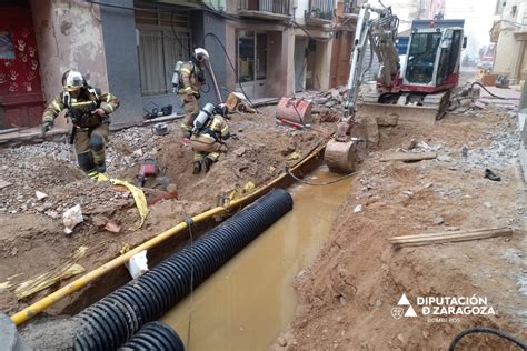 Una Fuga De Gas Obliga A Confinar A Varios Vecinos De Una Calle De Caspe