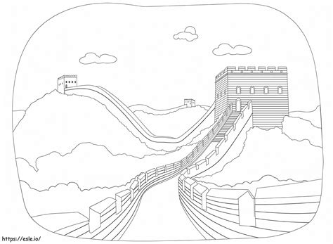 great wall china drawing 1