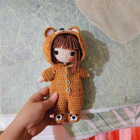 Lain Iwakura Crochet Plush Custom Dollsmy Custom Crochet Etsy