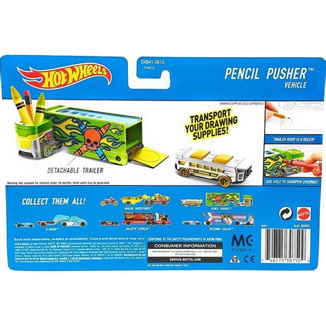 Hot Wheels náklaďák Pencil Pusher s ořezávátkem 4KIDS cz