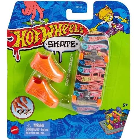 Skate De Dedo Hot Wheels Tenis Mattel Stacked Moninance MercadoLivre
