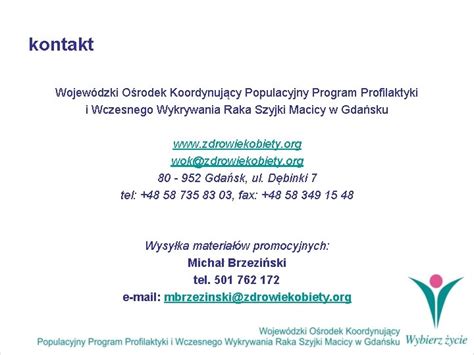 Populacyjny Program Profilaktyki I Wczesnego Wykrywania Raka Szyjki