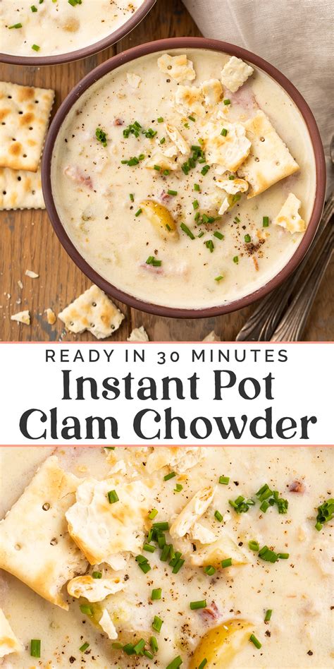 Instant Pot Clam Chowder 40 Aprons