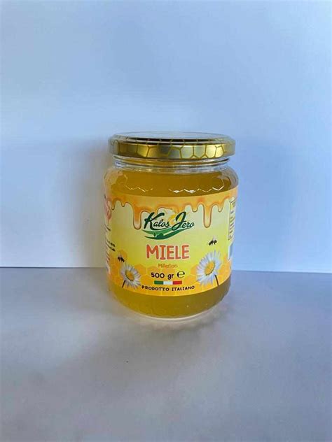 Miele Millefiori 500 Gr Agriturismo Kalos Jero