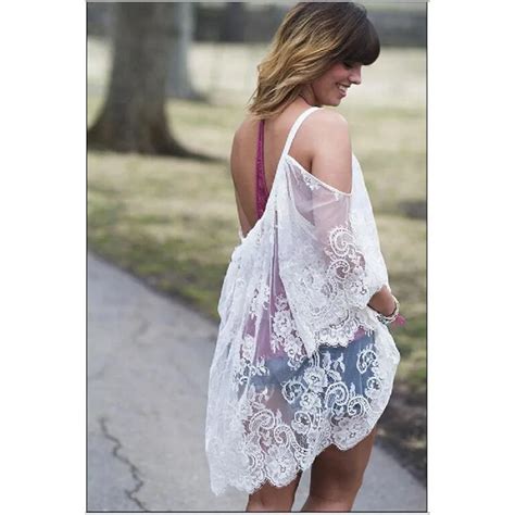 Pareo Playa Vestido Bordado Bikini Verano Sling Sin Tirantes Playa Mujeres Encaje Playa