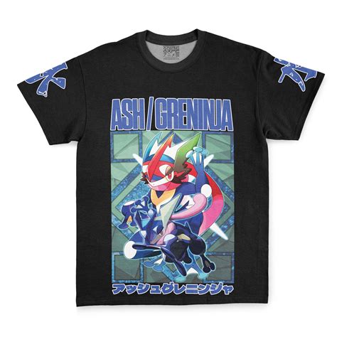 Ash Greninja Pokemon Streetwear T Shirt Anime Ape