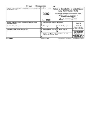 Form 2439 - Fill Online, Printable, Fillable, Blank | pdfFiller