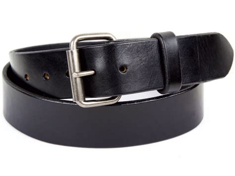 Heavy Duty Black Leather Belt | Made in Seattle | Marakesh Leather