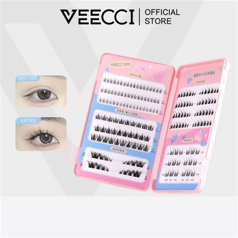 VEECCI False Eyelashes Thick Natural Curl Light And Soft Enlarge The