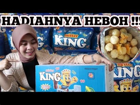 Unboxing Snack Berhadiah Ciki King Berhadiah Heboh Youtube