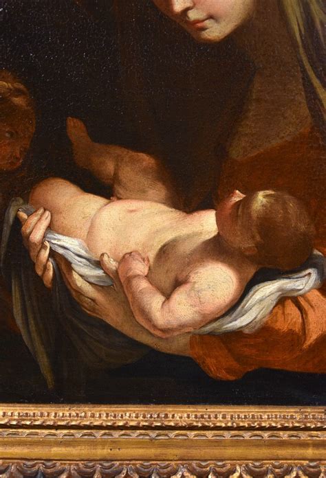 Proantic Vierge L Enfant Et Deux Anges Carlo Maratta Camerano