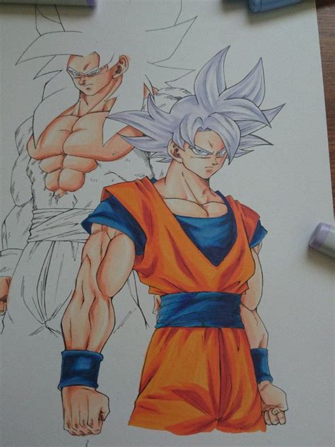 Dessin Son Gok Kakarotto Migatte No Gokui Et Gok Super Saiyajin