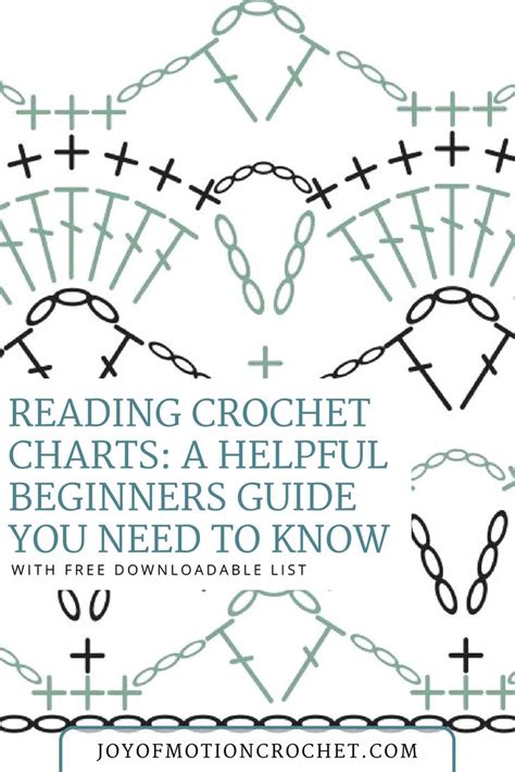 A Cross With The Text Reading Crochet Chart A Helpful Beginner S Guide