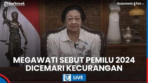 Megawati Sebut Pemilu Sudah Mulai Dicemari Kecurangan Gibran