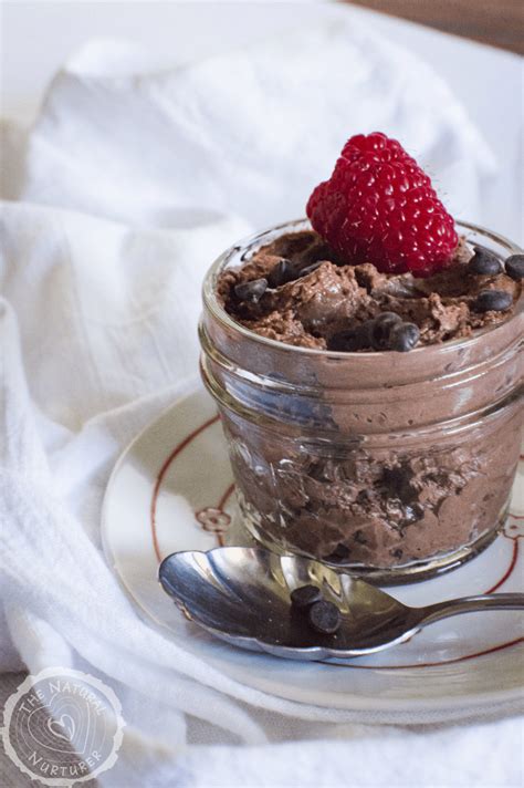 Easy Chocolate Raspberry Mousse Dairy Free The Natural Nurturer