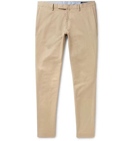 Polo Ralph Lauren Slim Fit Stretch Cotton Twill Chinos Men Beige