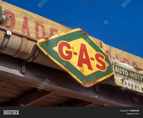 Vintage Gas Sign Image & Photo (Free Trial) | Bigstock