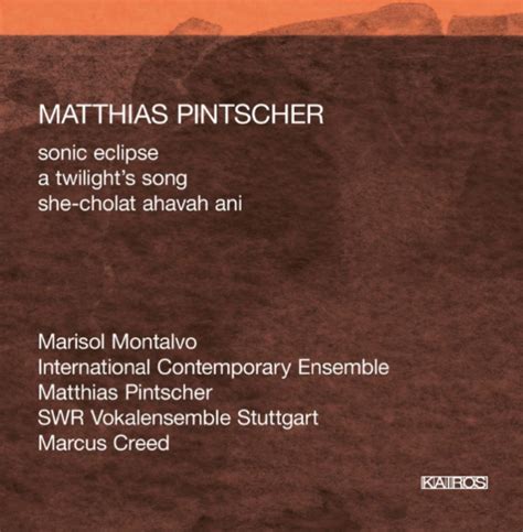 International Contemporary Ensemble Matthias Pintscher SWR