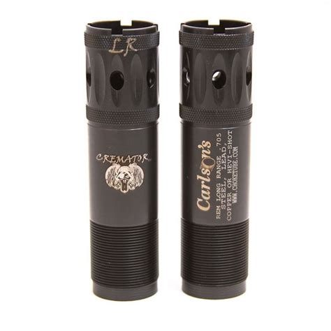 WATERFOWL FOR CARLSONS CREMATOR PORTED CHOKE TUBES 12 GA REMINGTON BLK