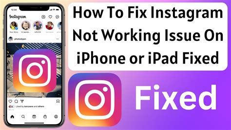 How To Fix Instagram Not Working Issue On Iphone Solved Youtube