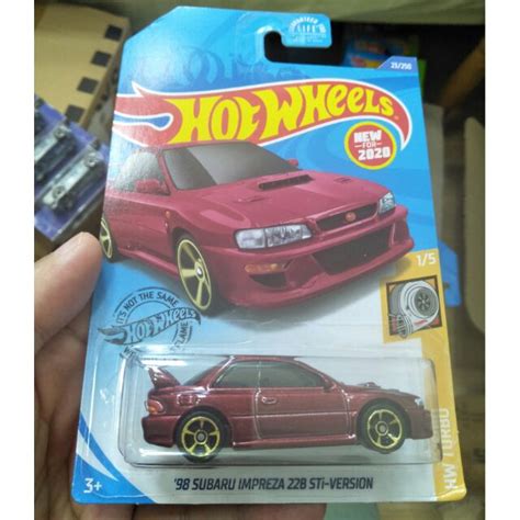 Hot Wheels ‘98 Subaru Impreza 22b Sti Version Red Shopee Malaysia