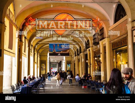Caffe Torino Piazza San Carlo Turin Italy Stock Photo Royalty Free