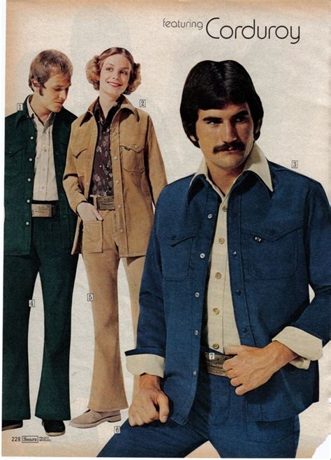 Featuring Corduroy Seventies Fashion Fashion Fashion 1970s