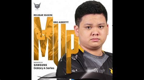 Baru Satu Season Debut Alberttt Dari Rrq Menjadi Mvp Mpl Id