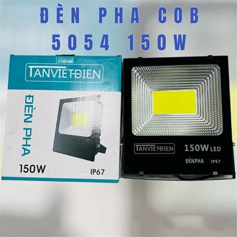 Đèn pha led COB 150W 220v chuyên công trình rọi bảng hiệu lắp đặt ngoài