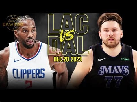 Los Angeles Clippers vs Dallas Mavericks Full Game Highlights ...