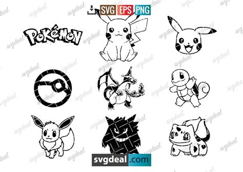 Free Pokemon Svg Files For Your Project Free Svg Files Pokemon