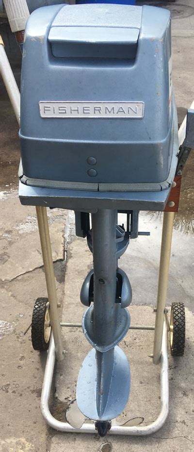 Hp Evinrude Fisherman Outboard Boat Motor For Sale