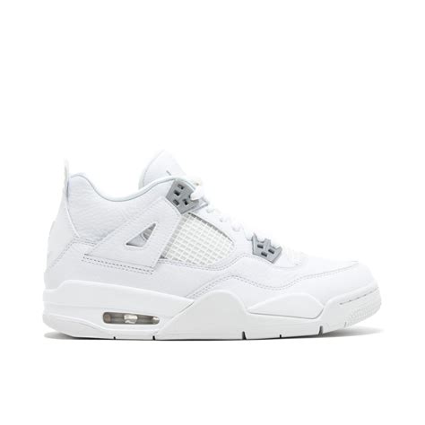 Air Jordan 4 Retro BG Pure Money 408452 100 Laced