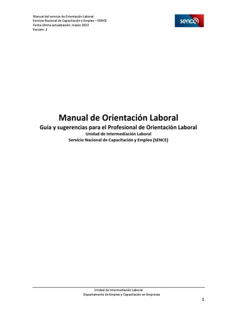 Manual De Orientación Laboral Vf Pdf