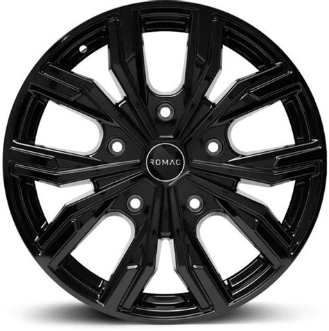 16 Romac Torque Gloss Black Alloy Wheels Alloy Wheels Ni Alloy