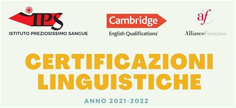 Certificazioni Linguistiche Per L Anno Istituto