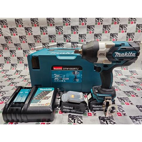 Jual Mesin Impact Wrench Baterai Cordless V Makita Dtw Rtj