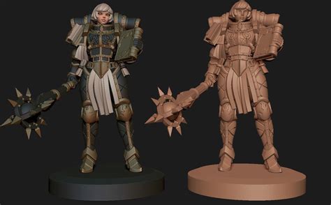 Lorgar Anime Figurine 3d Model 3d Printable Cgtrader