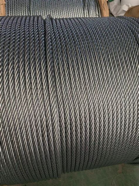 Electric Galvanized 6X19 FC White Steel Wire Rope 6X19 Iws Nantong