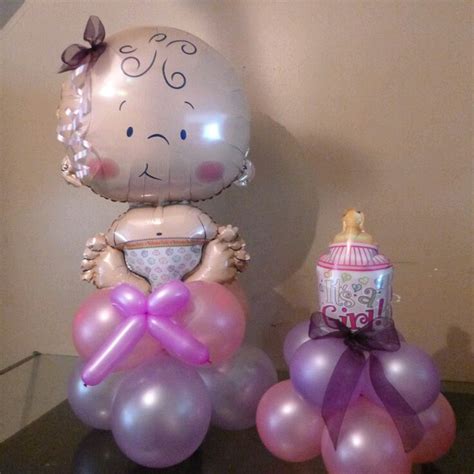 Bellas Decoraciones Con Globos Para Baby Shower