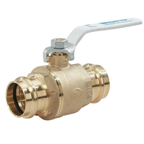 Watts 1 1 2 In Brass Full Port Press Ball Valve 88005497 The Home Depot