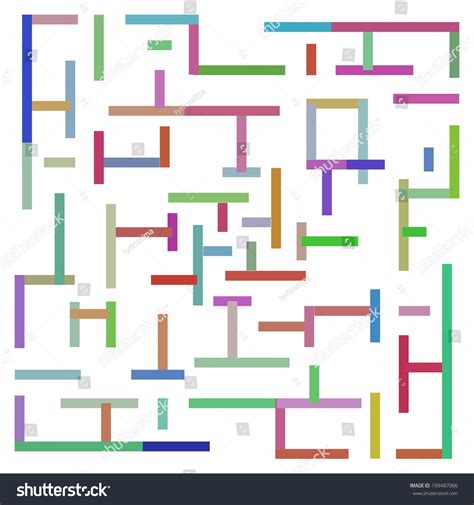 Colorful Maze Vector Background Stock Vector (Royalty Free) 199487066 ...