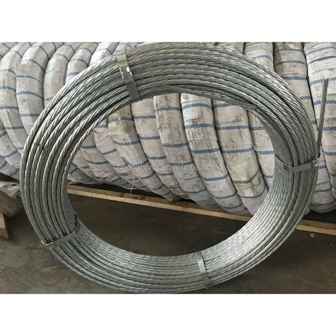 Galvanized Steel Cable Stay Wire Guy Wire Excellent Mechanical