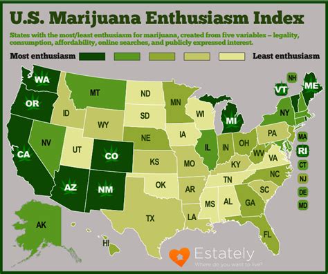 Most Weed Friendly States - Marijuana - CindysBeenTrippin Boards