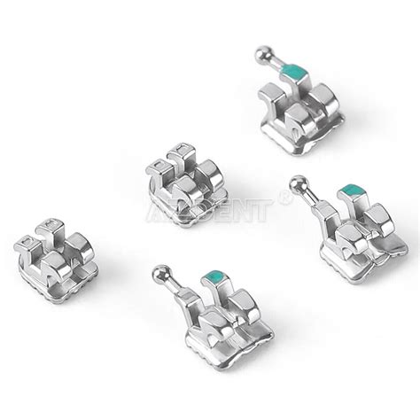 AZDENT Dental Orthodontic MIM Monoblock Brackets Braces Mini Roth MBT