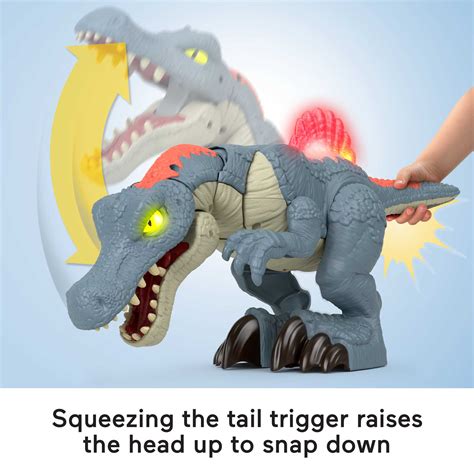 Imaginext Jurassic World Ultra Snap Spinosaurus Hml41 Mattel