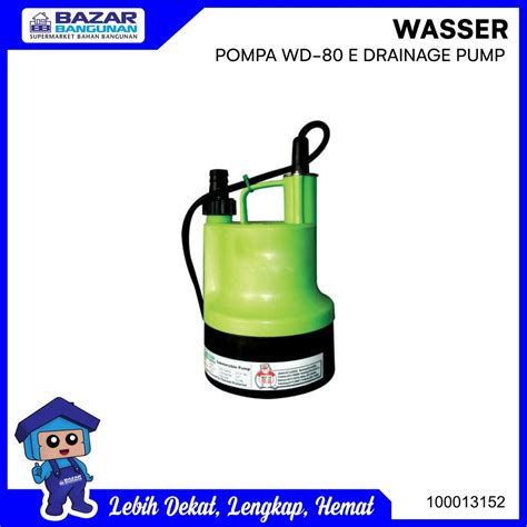 Jual Wasser Pompa Celup Air Bersih Submersible Pump Kolam Wd 80 E 80E