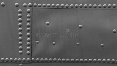 Fuselage Texture Sheet Metal On Aircraft Fuselage Backdrop Stock Image